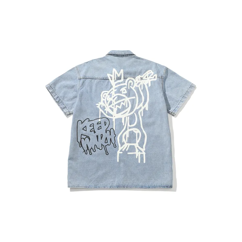 Mishkanyc Shirt Unisex Light Blue-1
