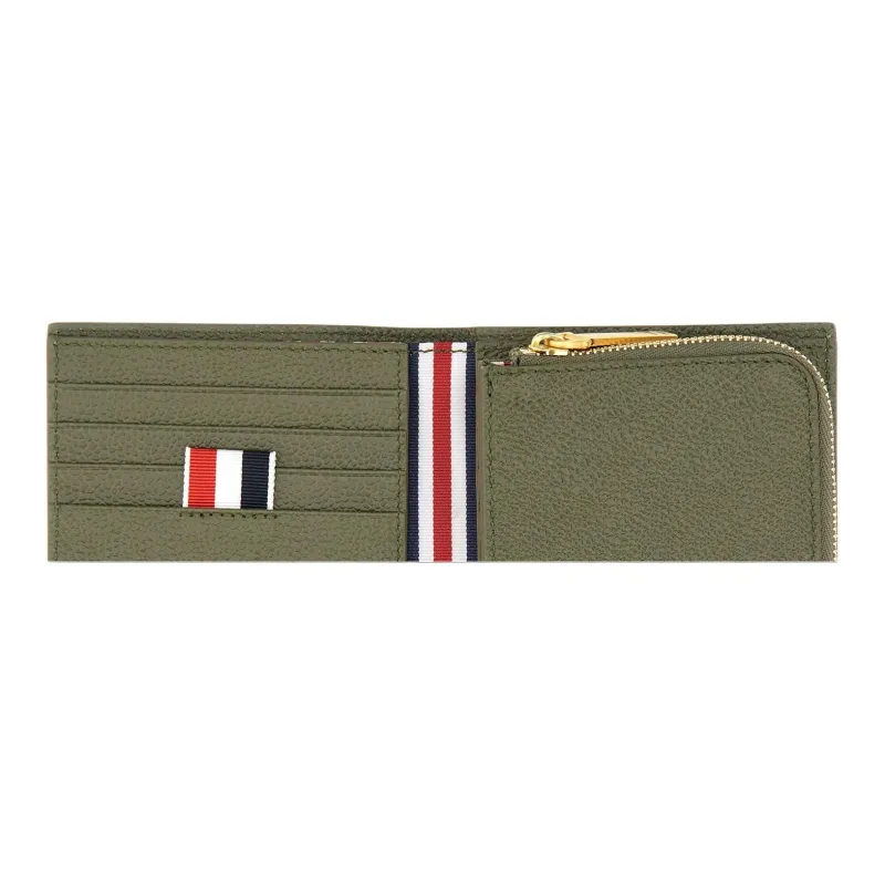 THOM BROWNE Rwb Striped Bi Fold Wallet-3