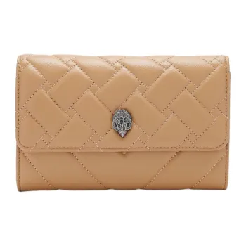 Kurt Geiger London Lambskin Shoulder Bag Crossbody Bag Wallet Women's Camel