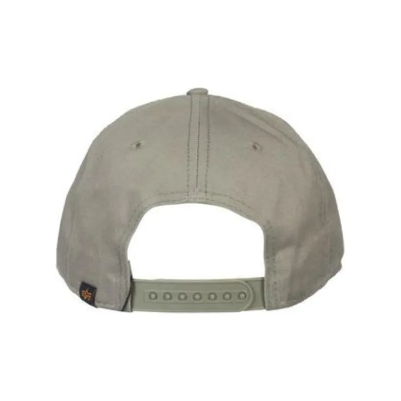Alpha Industries Cotton Baseball Caps Men's Beige-2