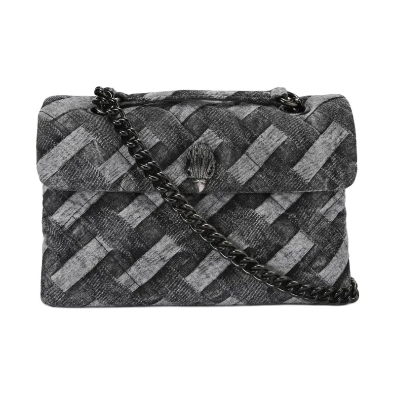 Kurt Geiger London Kensington Denim Shoulder Bag-0
