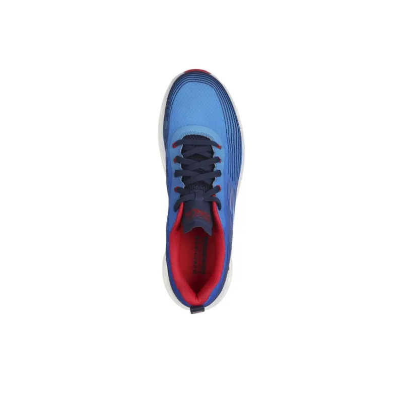 Skechers Go Run Speed Cushioning Wear Resistant Rebound Low Top Running Shoes Men's Blue-3
