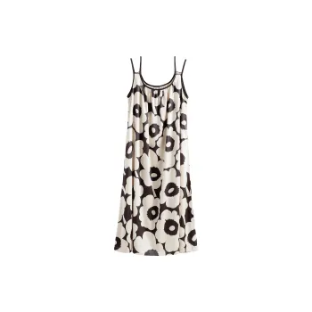 XUANZHITING Nightgown Women's Black