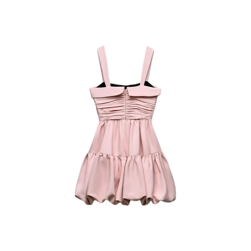 ZARA Slip Dress Women's Light Pink-1