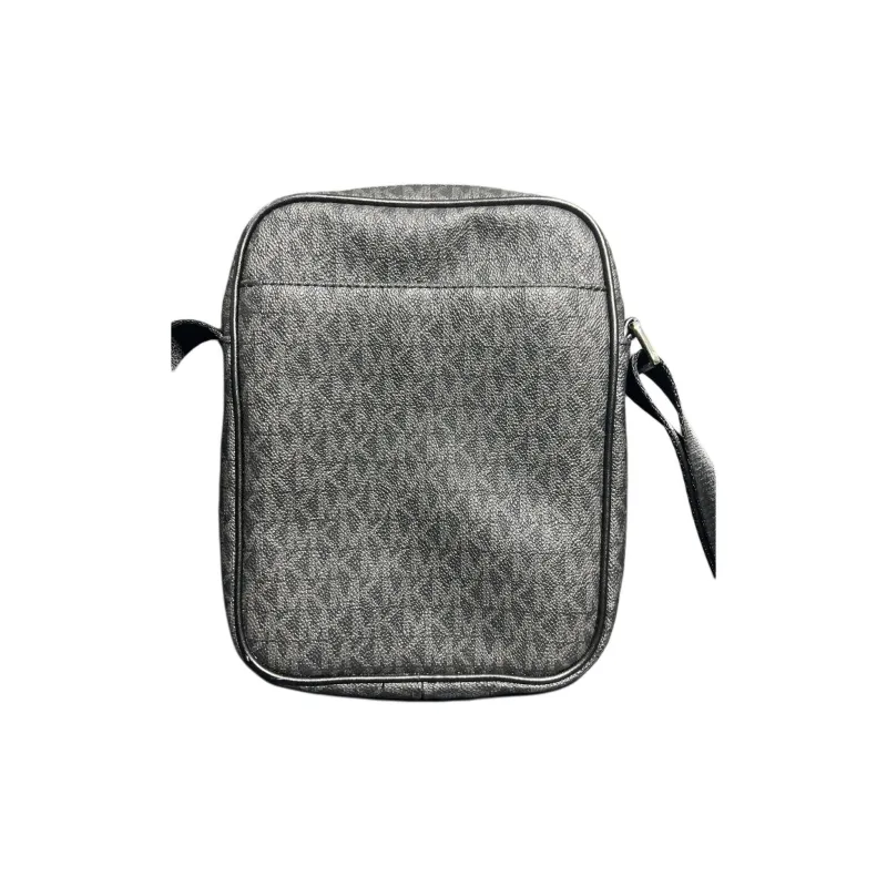MICHAEL KORS MK Cooper Artificial Leather Shoulder Bag, Crossbody Bag Medium Size Men's Marine Blue-5