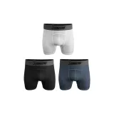 Icebreaker Tight Fit Underpants-Black+White+Gray (Three-Piece Set)