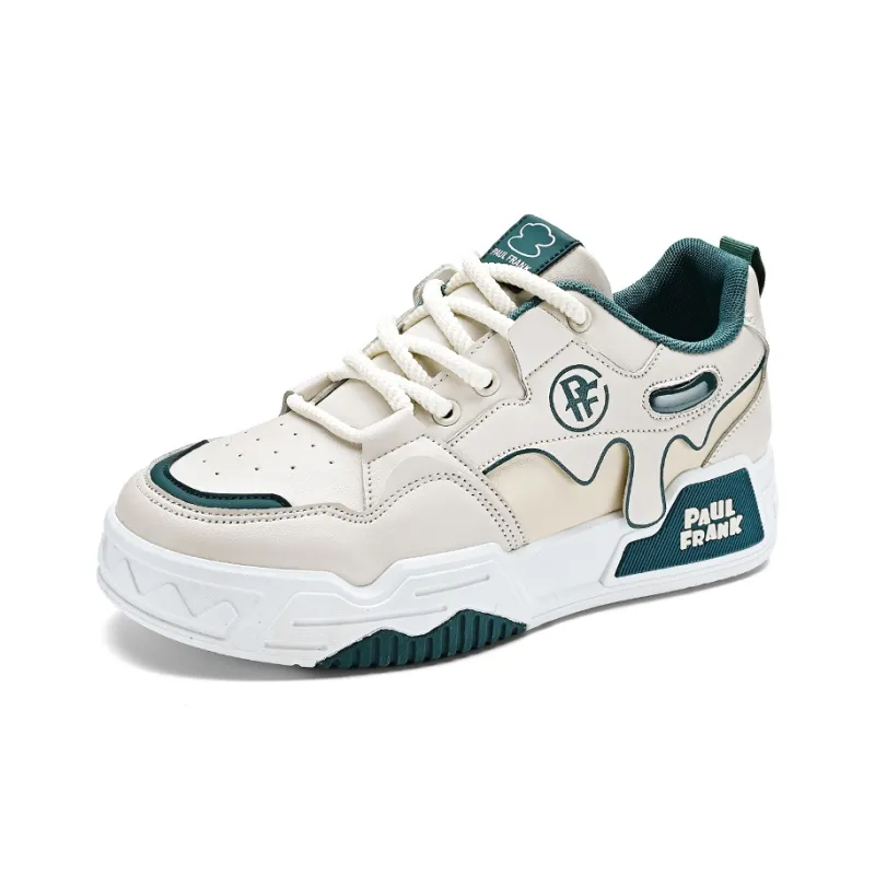 PAUL FRANK Anti-Slip And Wear-Resistant Height Increasing Low-Top Skateboard Shoes Men's-1
