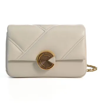 H YXIANG Cow Leather Shoulder Bag, Crossbody Bag Regular Women's Beige/Black/Yellow
