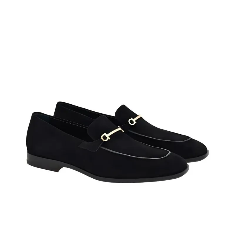 Ferragamo Loafers Men Black-3