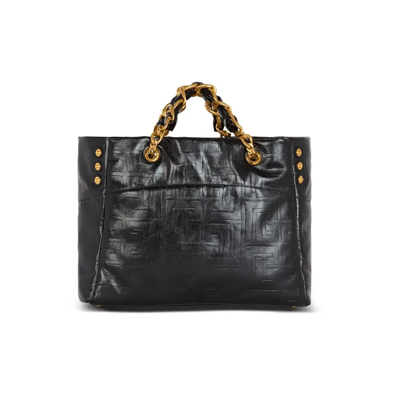 BALMAIN 1945 Soft Large Tote Bag-3