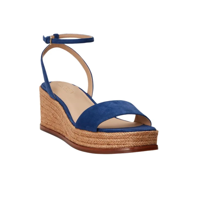 LAUREN RALPH LAUREN Leona Strap Sandals 3.5cm Women's Indigo-3