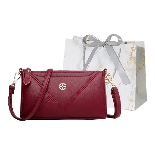 Cool Pu Shoulder Bag Regular Women's Burgundy/Purple/Green/Black