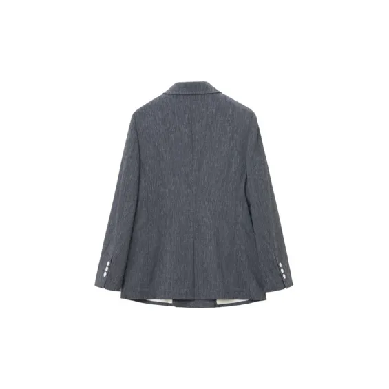 OVV Business Suits Women's Denim Blue Solid Color 13-1