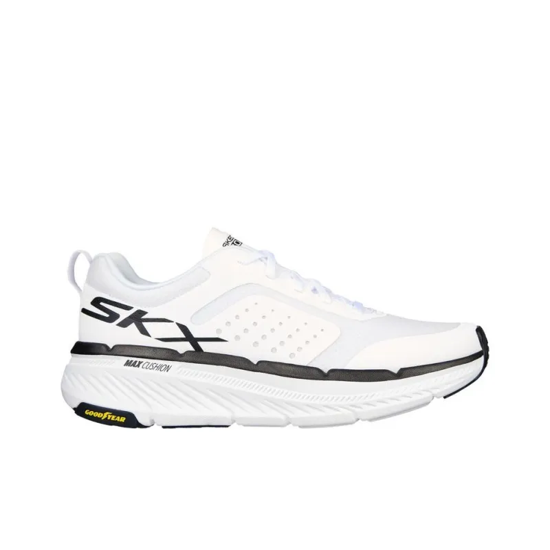 Skechers Max Cushioning Abrasion Resistant Rebound Low Top Casual Shoes Men's White-1