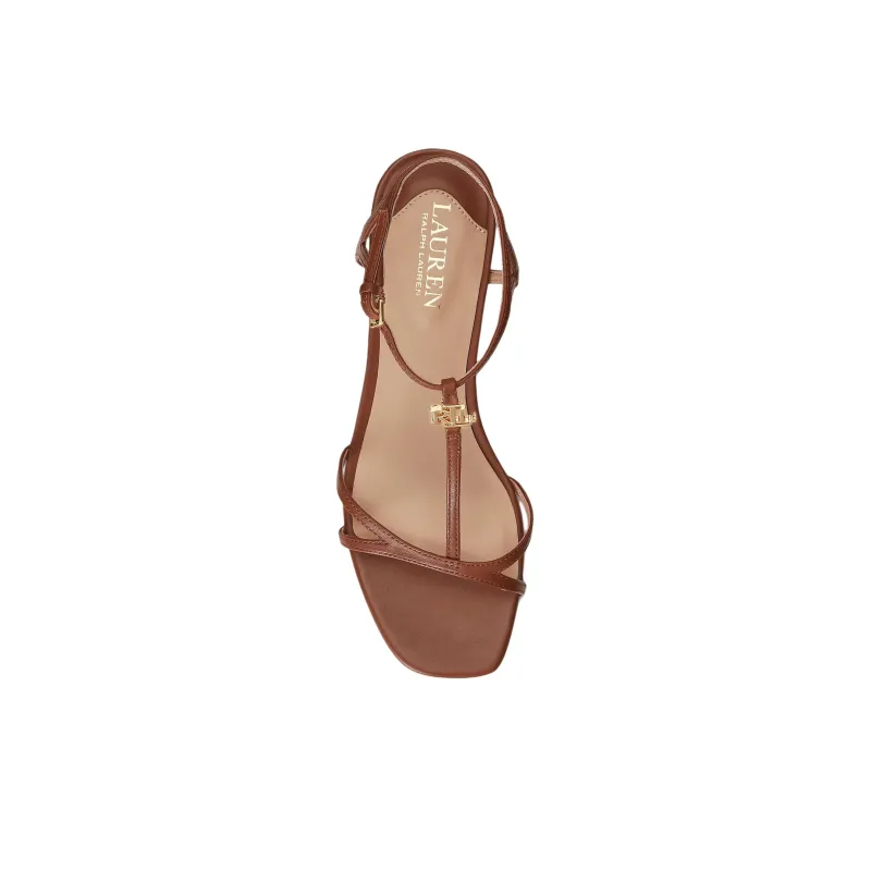 LAUREN RALPH LAUREN Fallon Strap Sandals Women's Tan-5