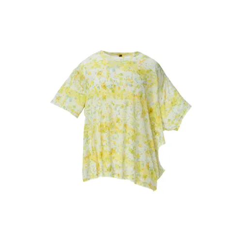 Onitsuka Tiger T-Shirts Unisex Yellow