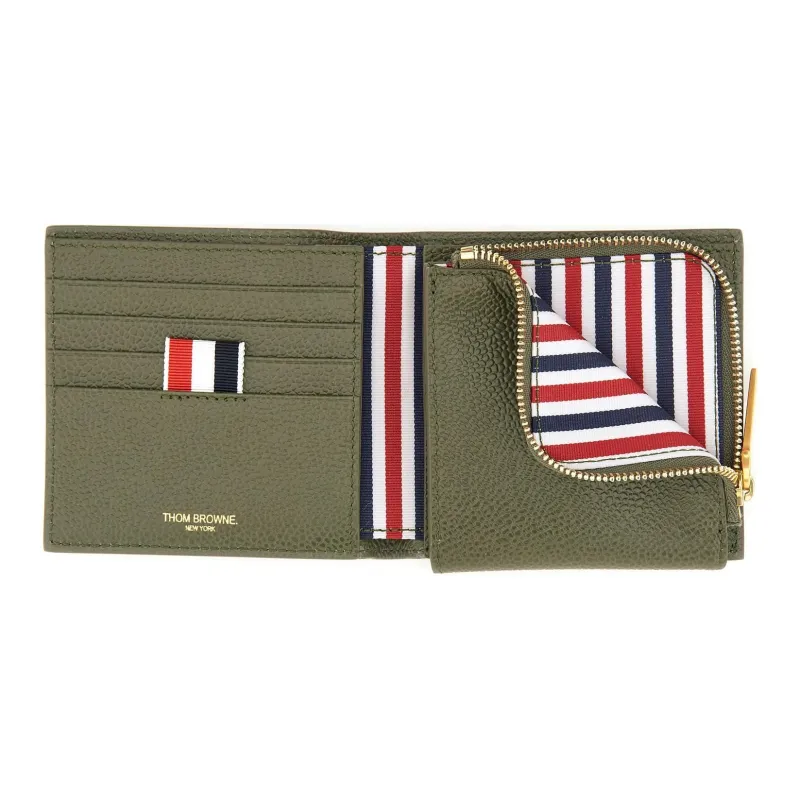 THOM BROWNE Rwb Striped Bi Fold Wallet-4