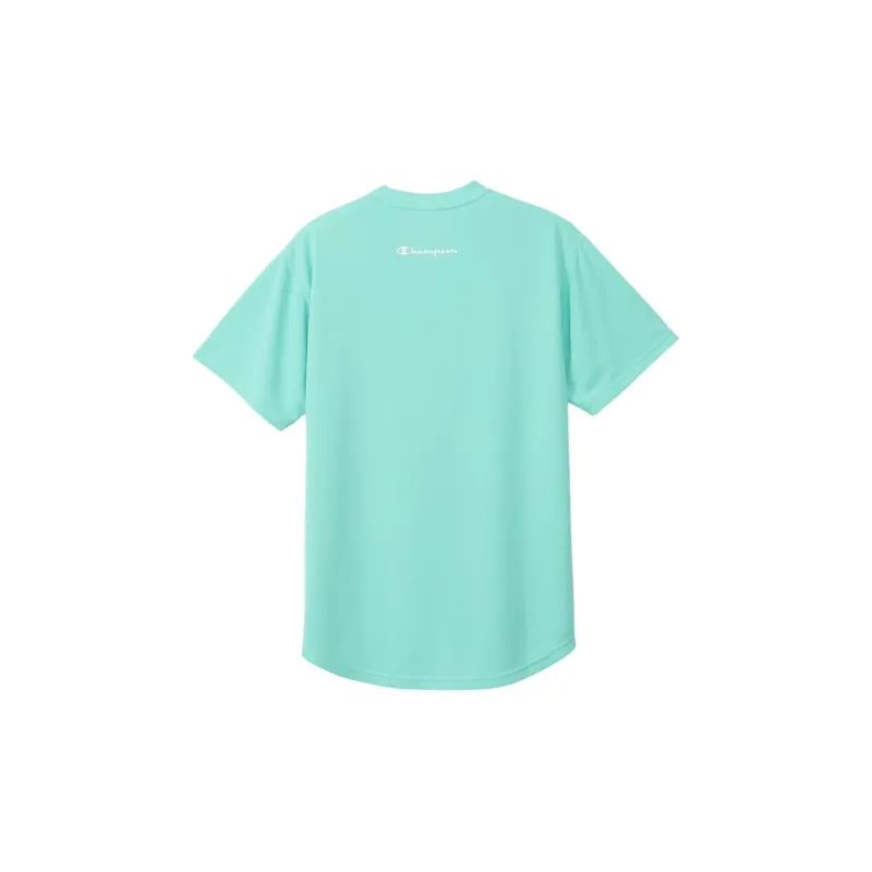 Champion T Shirt Women's Light Blue Green-1