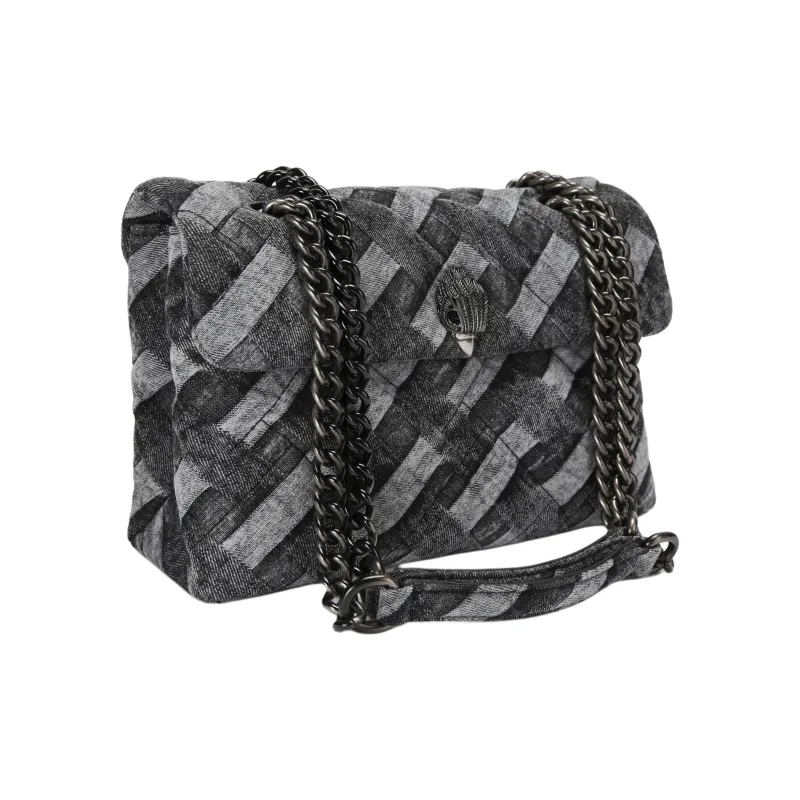 Kurt Geiger London Kensington Denim Shoulder Bag-1