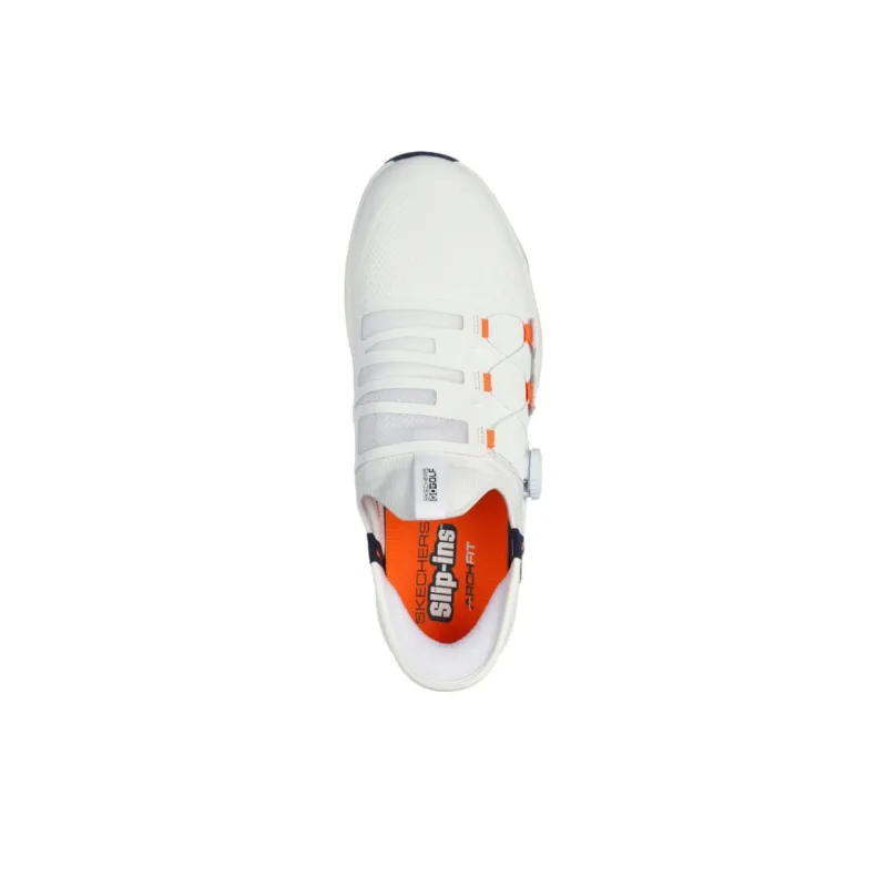 Skechers Go Golf Cushioned Anti-Slip Wear-Resistant And Water-Resistant Low-Top Golf Shoes Men's White-3