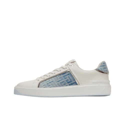 BALMAIN B-Court Leather Sneakers