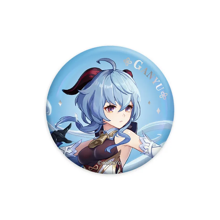 GenShin Xiao Zhongli Tartaglia Venti Hu Tao Abadeo Ganyu Qiqi Character Illustration Collection Badges-8