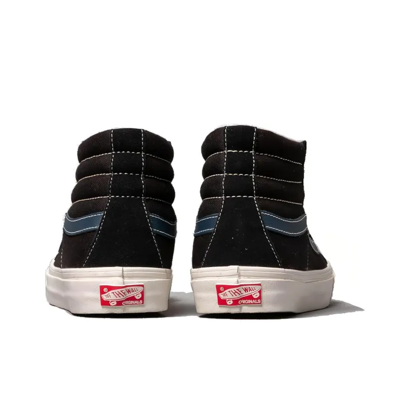 Vans Sk8 Hi Lx Suede Canvas 'Black Dress Blue'-3