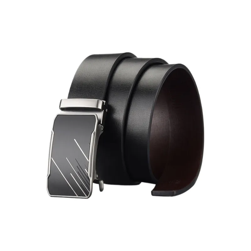 CARTELO Cow Split Leather Belts Men's Width 3.3cm-2