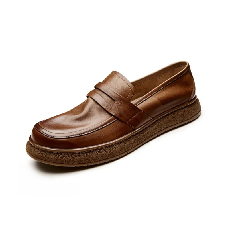 Brounvanm Loafers Men Black/Brown-1