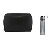 Black+Fashion Sports Water Bottle Gray