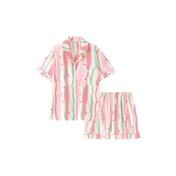 Qiao Ni Tong Pajama Set Women's Dopamine Dressing