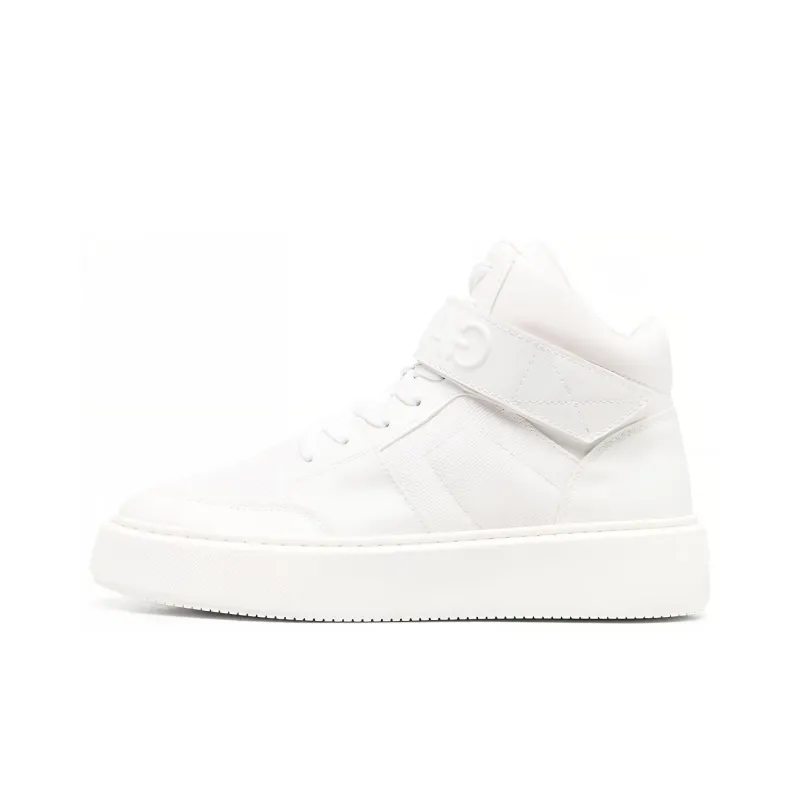 GANNI Touch-strap High-top Sneakers-0