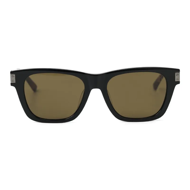 HELEN KELLER Plate Frame Square Sunglasses Unisex-1