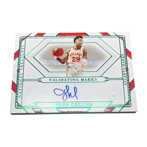 PANINI 20 21 Hawks John Collins National Treasure Signature Player Card Access Pass Sports Cards 1 Pc