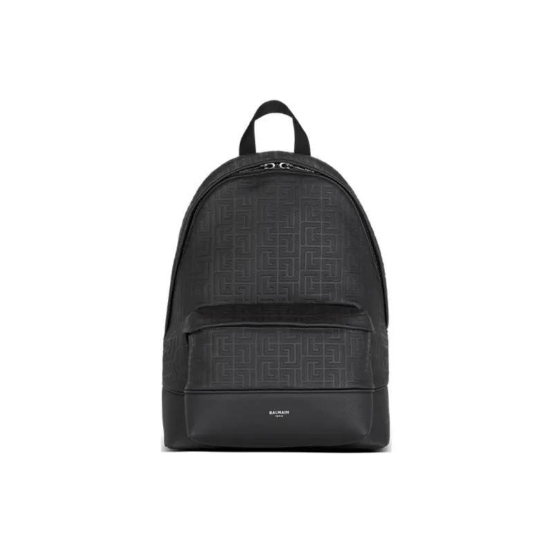 BALMAIN Pb Labyrinth Monogram Backpack-0