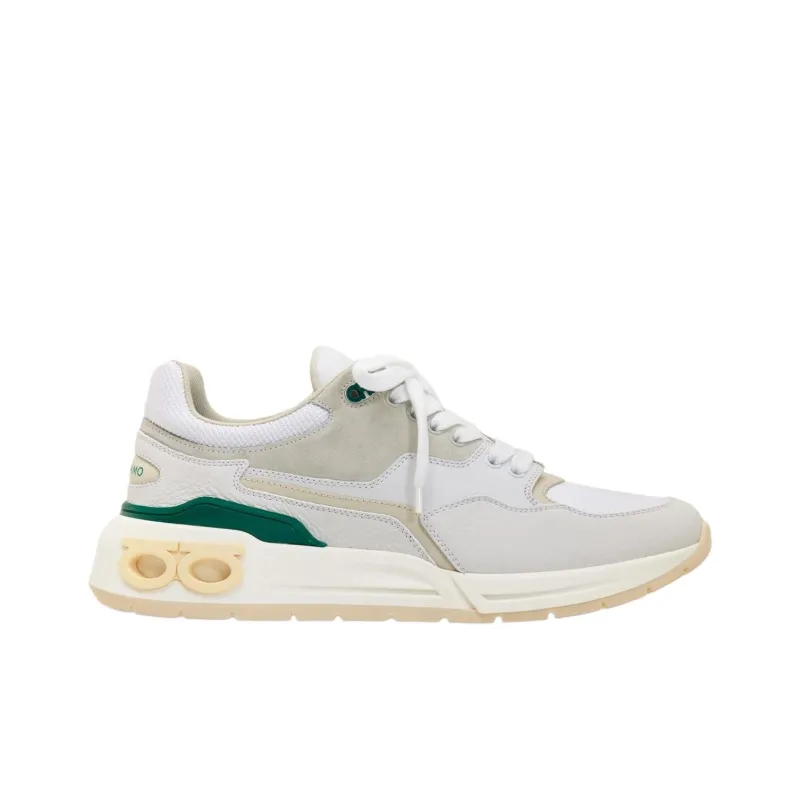FERRAGAMO Low Top Casual Shoes Men's White-1