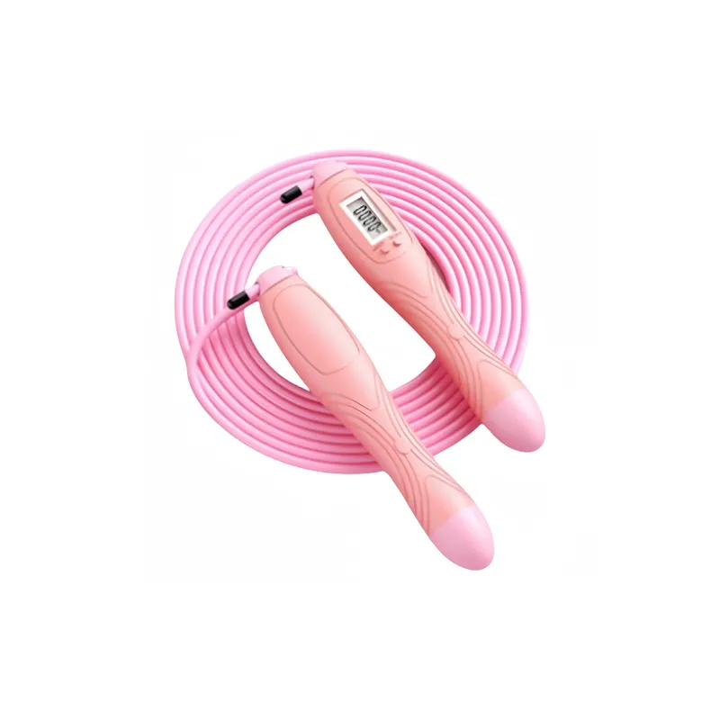 Burn Ice Aerobic Fat Reduction Smart Counting Jump Ropes Adults PVC+Steel Wire Rope ABS Controller Approx. 2.8M-8