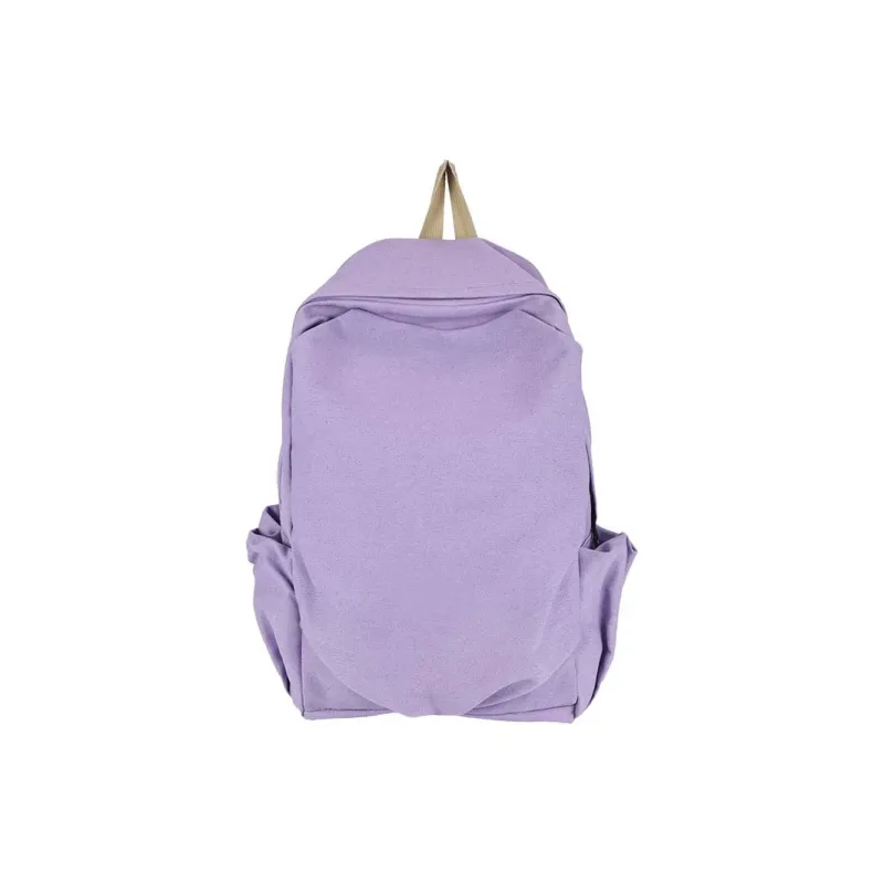 Dusen Kangaroo Canvas Backpack Unisex Red/Purple/Black/Khaki/Dark Green-8