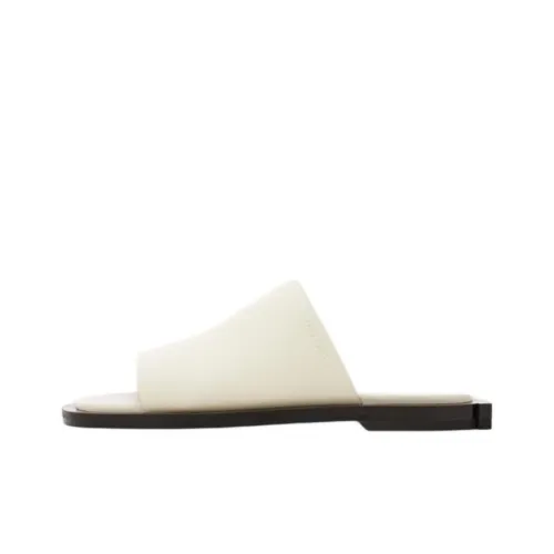 FERRAGAMO Slide Slippers Men's White