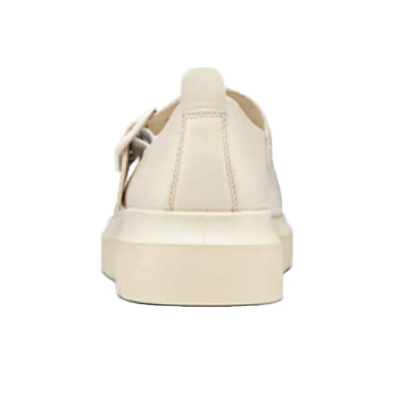 Ecco Platform Mary Jane Shoes 4.5cm Women's White-2