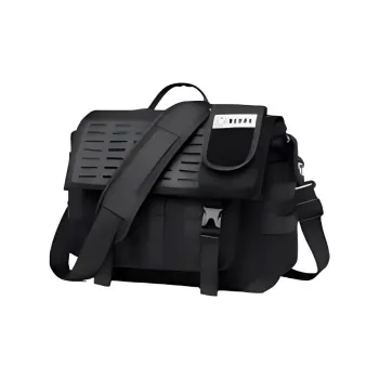 OZUKO Oxford Shoulder Bag Crossbody Bag Messenger Bag Unisex Khaki Black