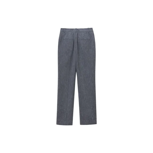 OVV Suit Trousers Women's Denim Blue Solid Color 13-1
