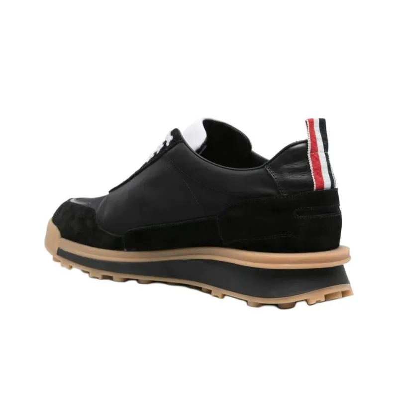 THOM BROWNE· Alumni Low Top Casual Shoes Men's Black-4