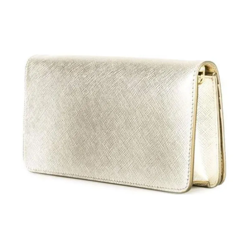 PRADA Calfskin Messenger Bag Handheld Crossbody Bag Shoulder Bag Women's Light Gold-1