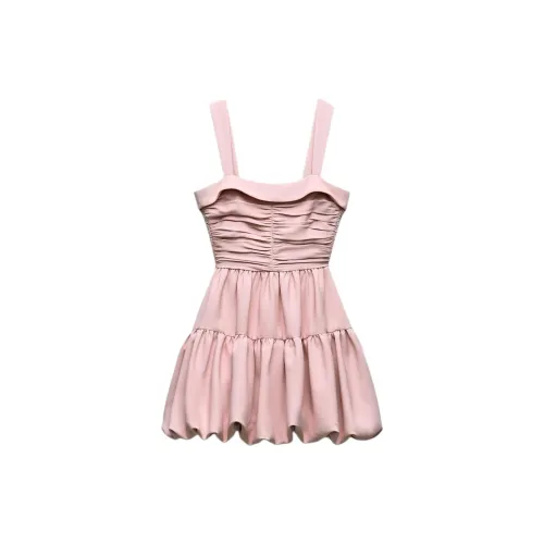 ZARA Slip Dresses Women's Light Pink