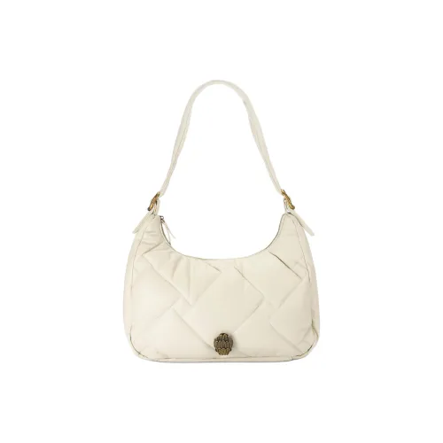 Kurt Geiger London Leather With Crystal Handbag Shoulder Bag Women's White