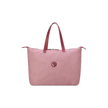 DELSEY Recycled Polyester Tote Bag Shopping Bag Handbag Unisex Pink