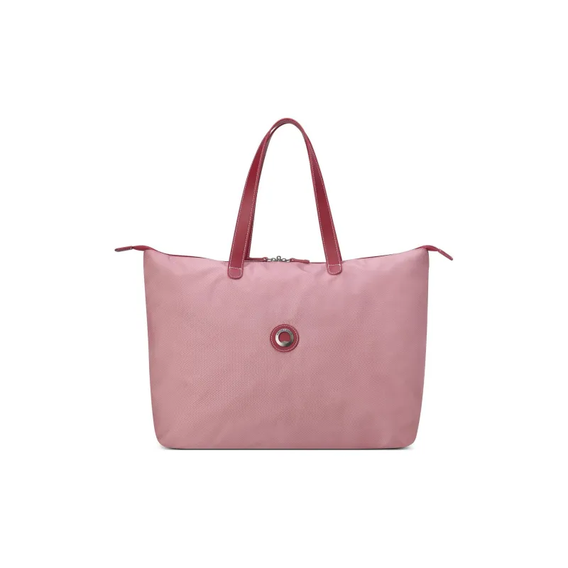 DELSEY Recycled Polyester Tote Bag Shopping Bag Handbag Unisex Pink-0