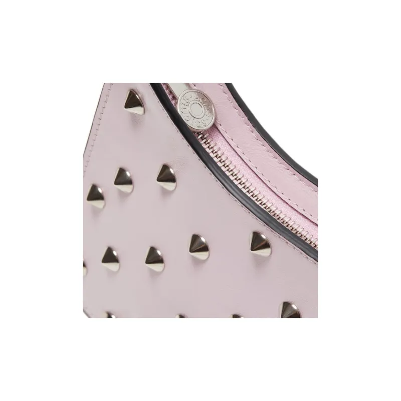 Acne Studios Platt Series Soft Wrinkle Leather Portable Crossbody Bag Shoulder Bag Mini Women's Light Pink-4