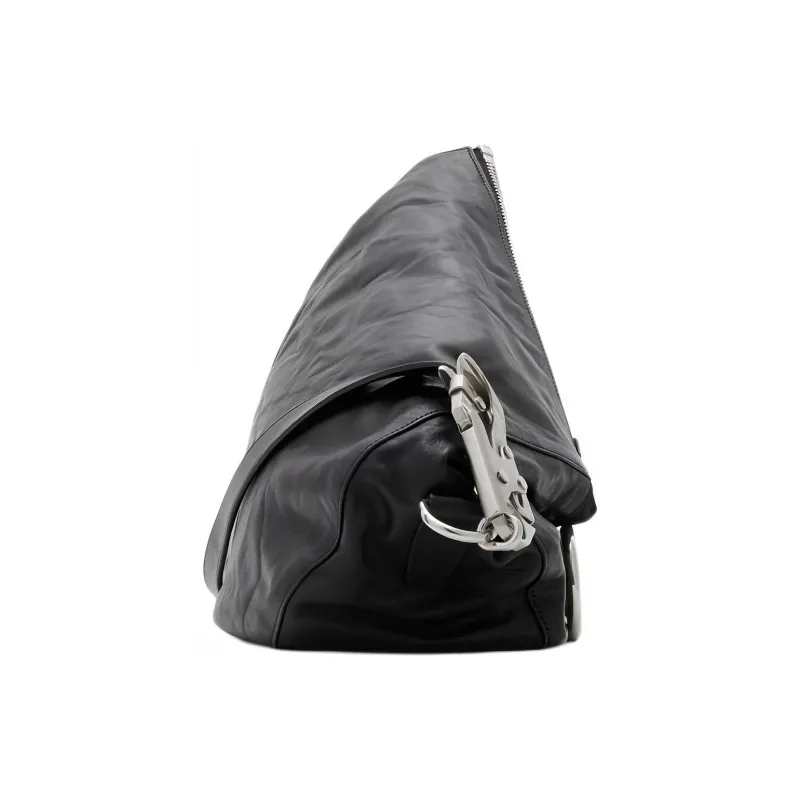 Burberry Calfskin Knight Bag, Crossbody Bag, Shoulder Bag Women's Black-1